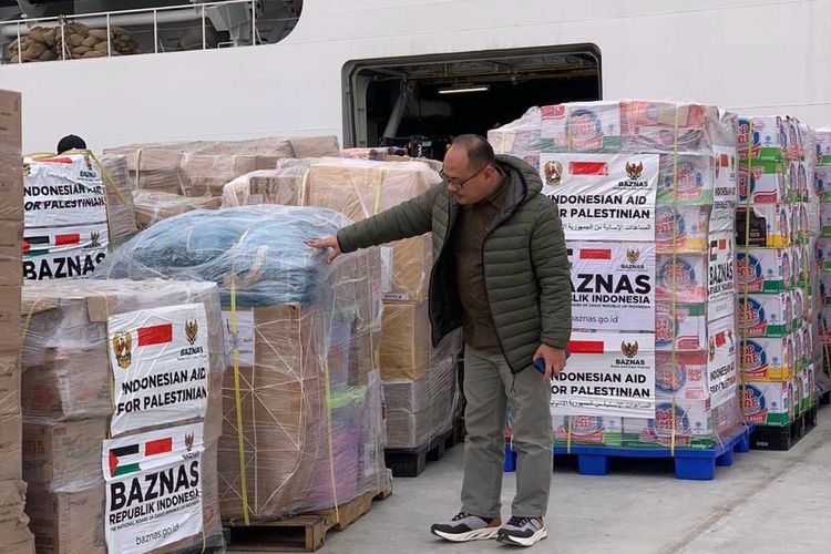 Alhamdulillah, Bantuan dari Baznas untuk Palestina Berhasil Diantarkan dan Kini Telah Tiba di Tanah Mesir