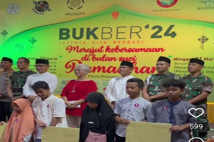 Vihara Dhanagun Bogor Ajak Ratusan Anak Yatim dan Difabel Bukber 2024, Simak Ulasannya di Sini!