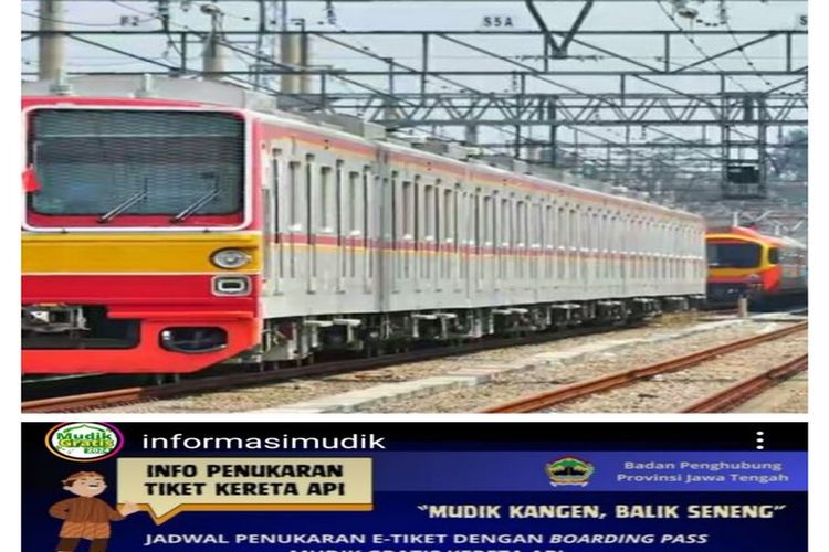 Update Info, Penukaran E Tiket Boarding Pass Kereta Api, Mudik Gratis 2024, Cek Jadwal Selengkapnya!
