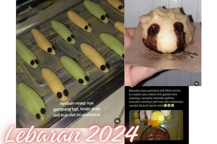 Menuju Lebaran 2024; Mencoba Bikin Kue Lebaran yang Unik dan Lucu Hasilnya Malah Bikin Ngakak dan Pengen Nangis