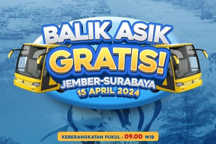 Jangan Ketinggalan! Ikatan Alumni Unair Cabang Jember Siapkan 2 Bus Balik Mudik Gratis Lebaran 2024 