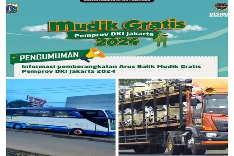 Info Terkini: Pemberangkatan Arus Balik Mudik Gratis Pemprov DKI Jakarta 2024, Simak Informasi Selengkapnya!