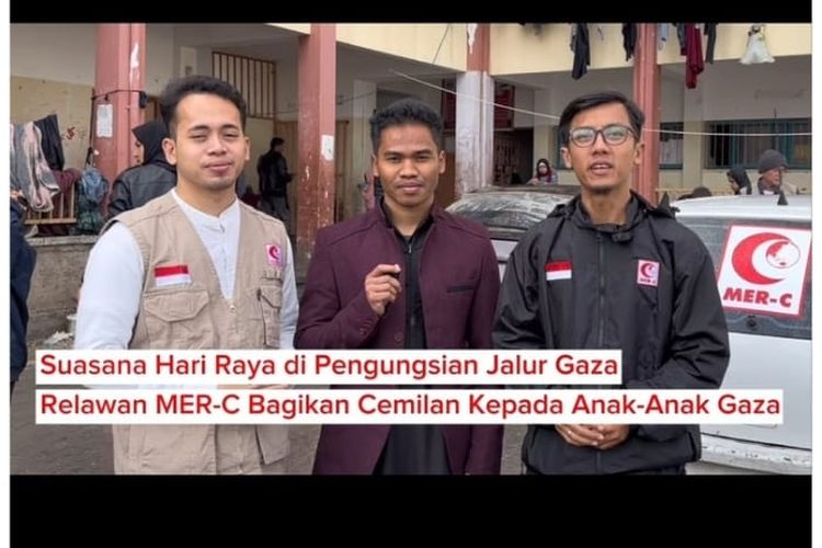 Lebaran Pertama di Gaza, Begini Reaksi Relawan Mer C Indonesia Membagikan Momen Hari Raya Bersama Anak-Anak di Pengungsian
