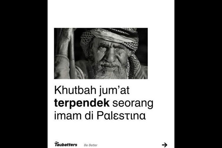 Fenomena Khutbah Jumat Terpendek Seorang Imam Negara Palestina Dibanjiri Komentar Positif Warganet
