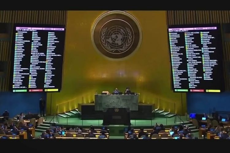 143 Negara Mendukung Palestina Di PBB, Menang Telak! Cek Negara Mana Saja yang Tak Sejalan dengan Israel
