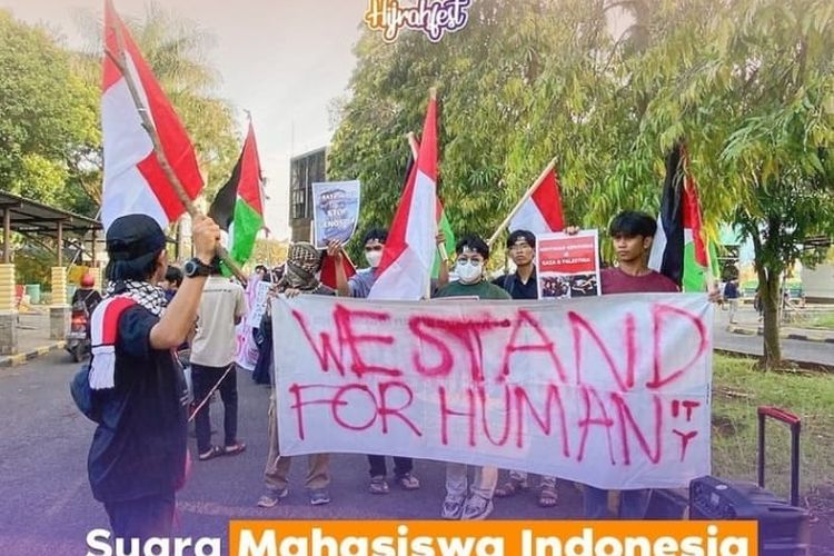 Indonesia Mana Suaranya? 9 Universitas Ini Buktikan Peduli Palestina Dengan Aksi Turun Ke Jalan