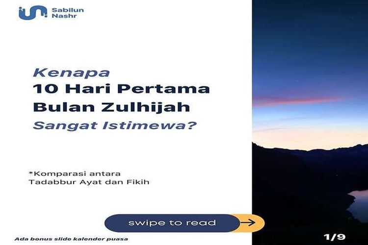 Seputar Idul Adha 1445 H: Keistimewaan 10 Hari Pertama Bulan Dzulhijjah, Nomor 2 Amalan Paling Ringan