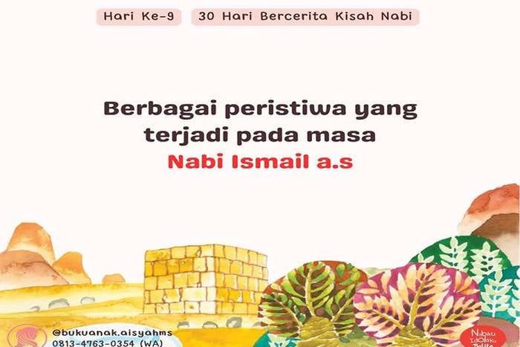 Berbagai Peristiwa yang Terjadi Pada Masa Nabi Ismail AS, Nomor 3 Merupakan Asal Usul Munculnya Hari Raya Idul Adha