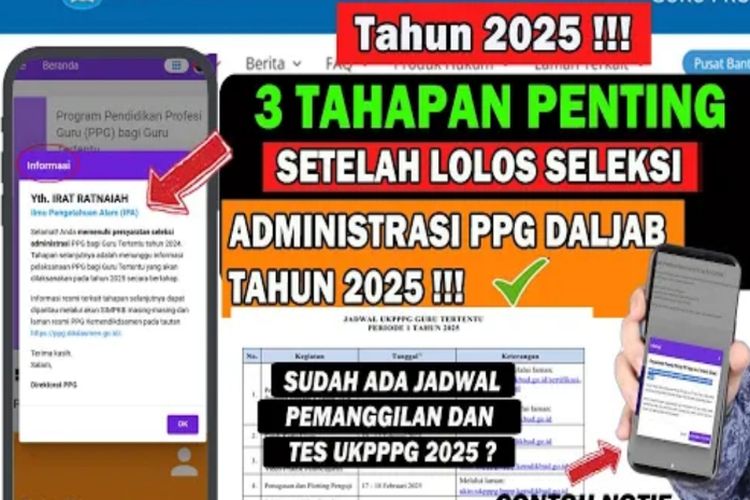 Lolos Seleksi Administrasi PPG Guru Tertentu 2025? Ini 3 Tahapan yang Harus Dihadapi Para Peserta!