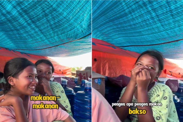 Dua Bocah Aceh Tamiang Curhat Ingin Makan Rendang dan Bakso, Warganet: Angan-angannya Sederhana