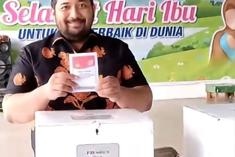 Nyoblos di TPS Merdeka Bangko, Ini Pesan Wakil Ketua DPRD Provinsi Jambi Pinto Jayanegara