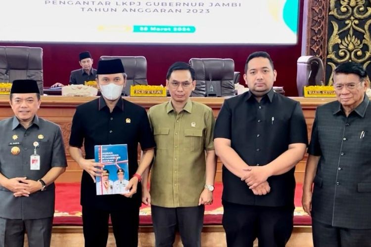 DPRD Provinsi Jambi Gelar Rapat Paripurna LKPJ Gubernur Jambi Tahun Anggaran 2023