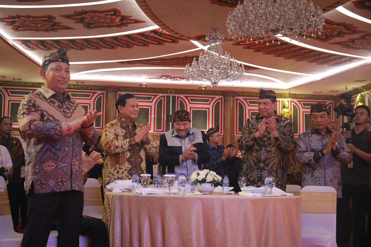Hadiri HUT Hendropriyono, Prabowo Apresiasi Inisiatif Penghormatan terhadap Budaya Indonesia