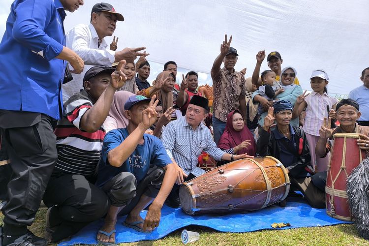 Al Haris Disambut Antusias di Mandiangin Timur Sarolangun, Tim Targetkan Kemenangan 80 Persen