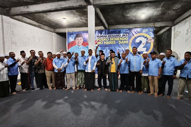 Tokoh Masyarakat 11 Kelurahan Jambi Kota Seberang Dukung Haris-Sani