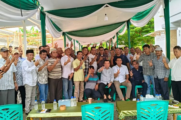 Di Kediaman Fadhil Arief, Al Haris Silaturahmi dengan Tim Fadhil Arief Tangguh