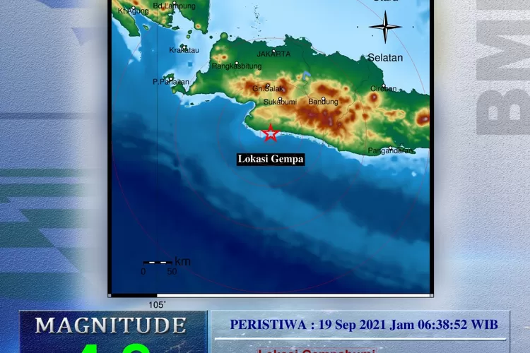 Gempa Magnitudo 4,8 Guncang Sukabumi, Dipicu Aktivitas Subduksi ...