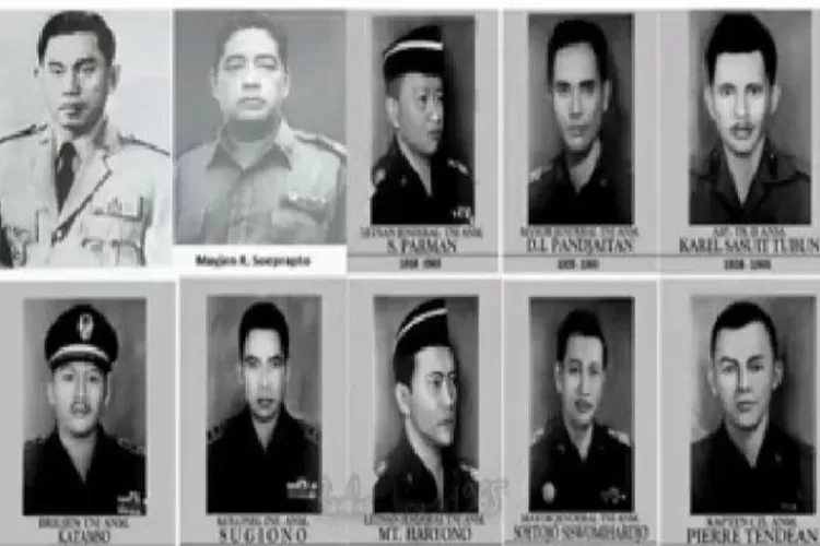 Daftar Nama Pahlawan Revolusi Korban G30S PKI, Salah Satunya Letnan ...