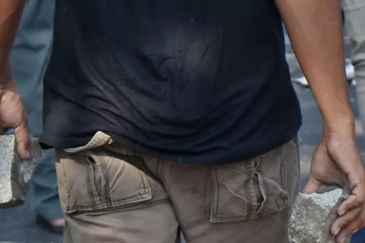 Ilustrasi ricuh massa. Foto: Dok. Pikiran-Rakyat. com