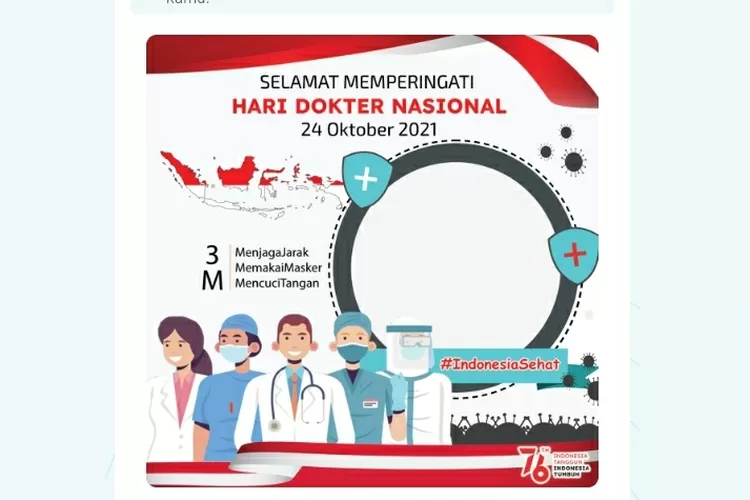 11 Link Twibbon Hari Dokter Nasional, Yuk Kita Pasang Foto Yang Cantik ...