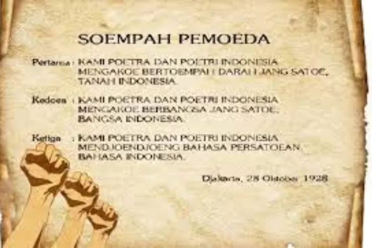 Sebagai Tonggak Perjuangan, Berikut Isi Dan Makna Sumpah Pemuda 28 ...