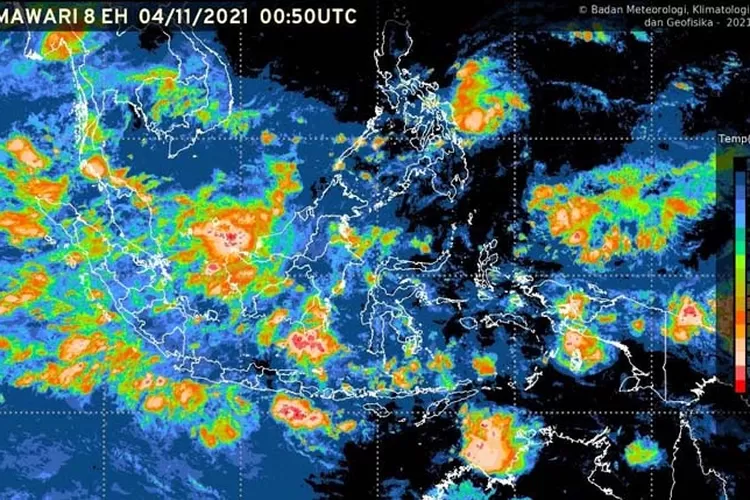 Info BMKG, Kamis 4 Nopember 2021, Berpotensi Hujan Lebat Di Beberapa ...