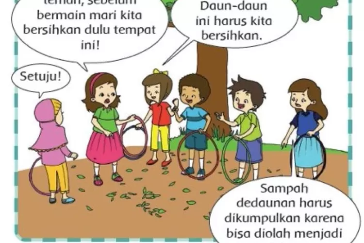 Cara Menjaga Kebersihan Lingkungan, Kunci Jawaban Tema 4 Kelas 2 SD ...