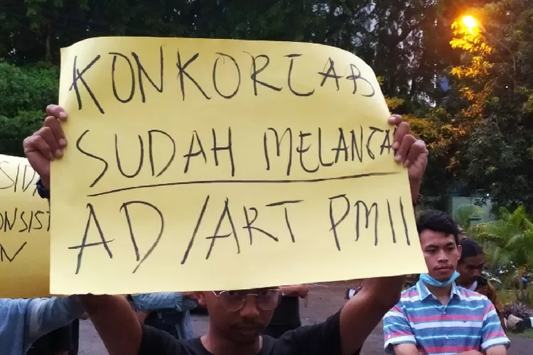 Demonstrasi Mahasiswa PMII  se Jawabarat (Rosyka/Bogor Times)