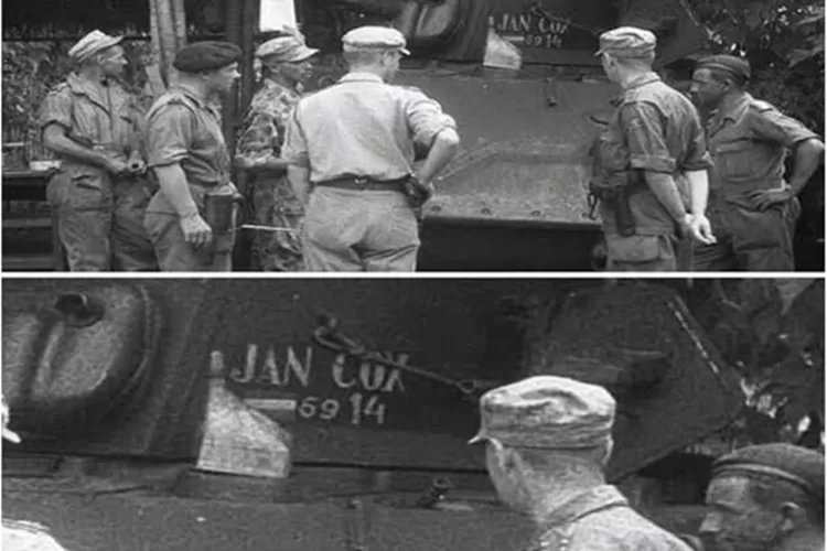 Tank Jan Cox pada pertempuran Surabaya. (Istimewa)