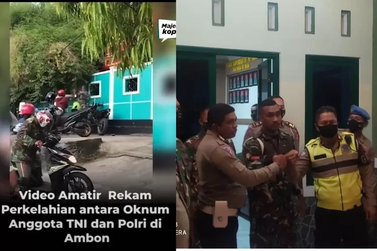 Aksi Saling Pukul TNI Vs Polisi, Kini Menjalani Pemeriksaan Meski Sudah ...