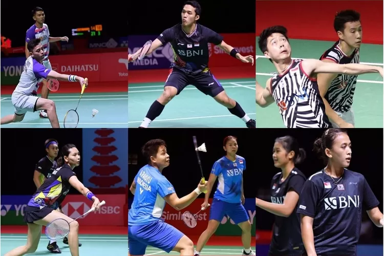 6 wakil Indonesia lolos ke babak perempat final Indonesia Open 2021. ( instagram @badminton.ina)