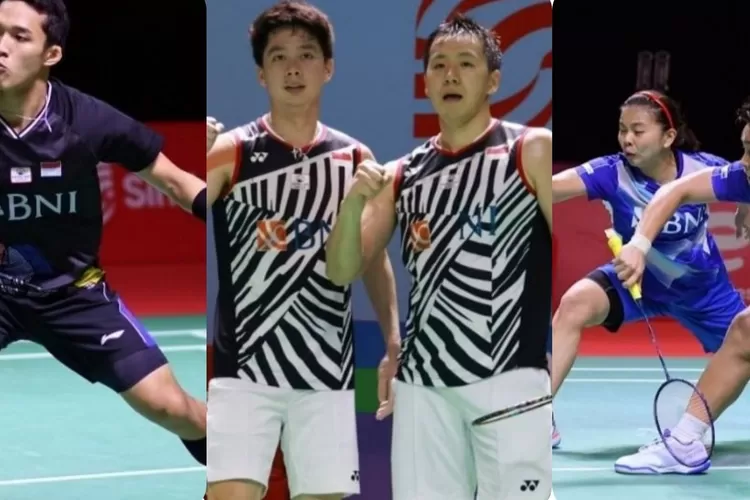  3 wakil Indonesia lolos ke semifinal Indonesia Open 2021. (instagram @badminton.ina)