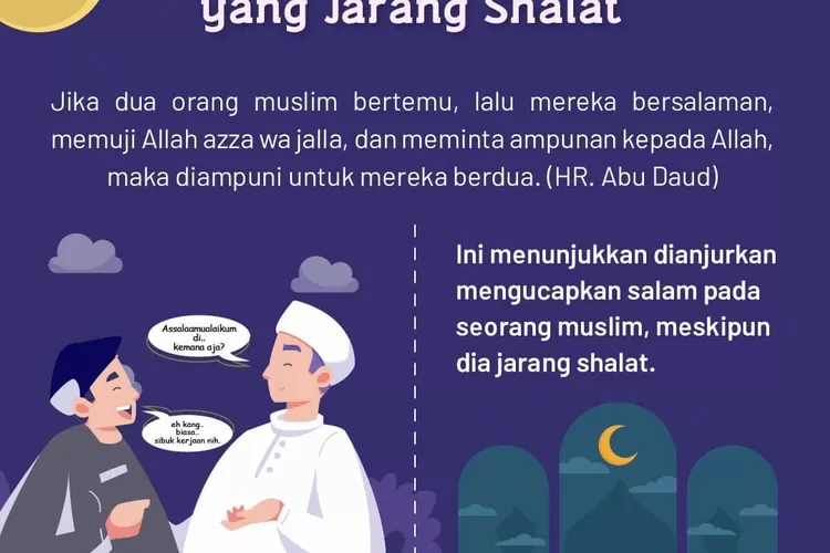 Begini Hukum Mengucapkan Salam Kepada Muslim Yang Jarang Sholat ...