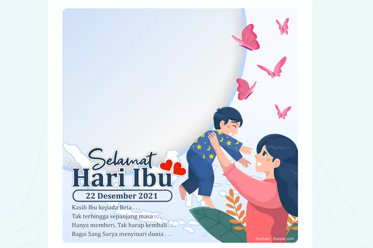 15 Link Twibbon Hari Ibu 2021, Lengkap Dengan Kata-Kata Mutiara Yang ...