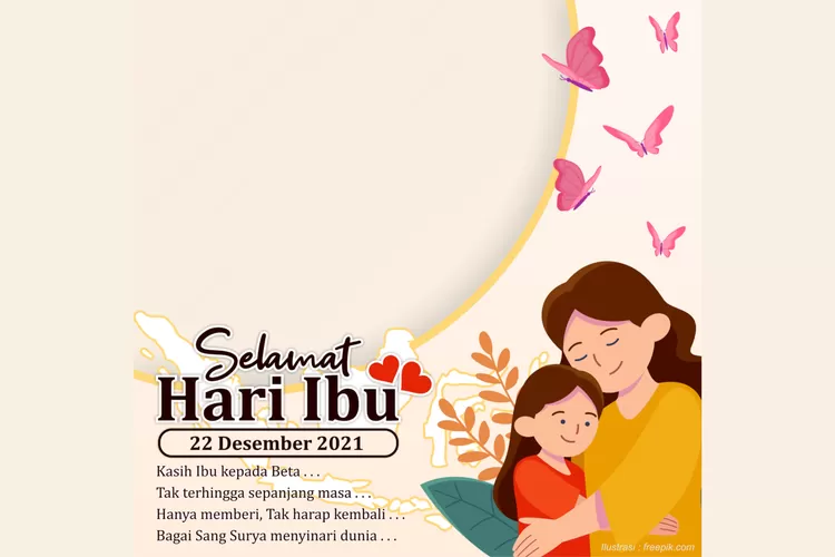 10 Link Twibbon Hari Ibu Nasional Paling Menarik Cocok untuk Status WhatsApp Instagram, Facebook, Twitter. (Twibbonize)