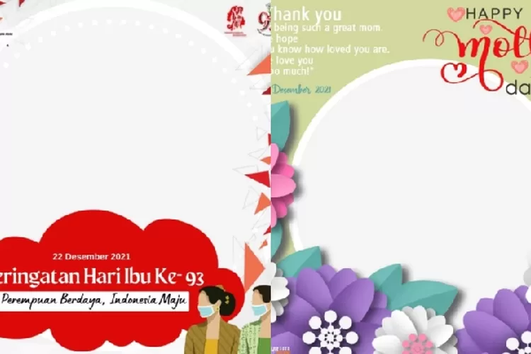 50 Kumpulan Link Download Twibbon Spesial Hari Ibu, Desain Yang Keren Cocok untuk Unggahan Sosmed (Kloase/Twibbon)