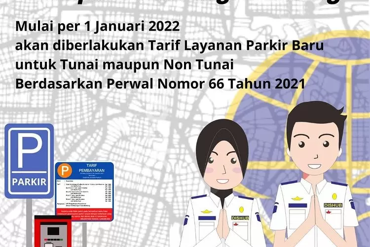 Catat! Ini Dia Tarif Parkir Terbaru Di Kota Bandung Tahun 2022 - Rakyat ...