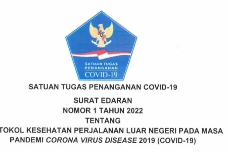 Berlaku Mulai 7 Januari, Inilah Ketentuan Terbaru Satgas COVID-19 ...