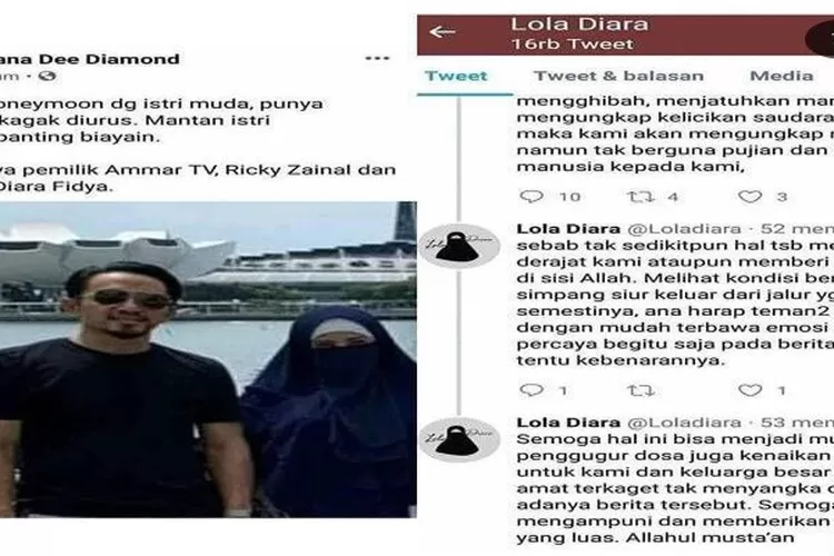 Ini Alasan Ricky Zainal Lebih Memilih Menikahi Lola Diara Ingin Menjaga Niatan Hijrah Laros