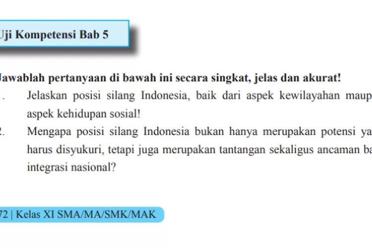 Kunci Jawaban PKN Kelas 11 SMA Halaman 172-173 Uji Kompetensi Bab 5 ...