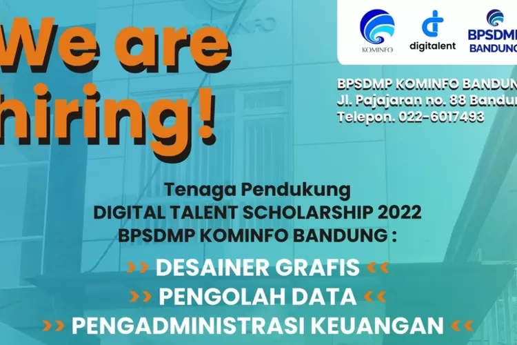 Lowongan Kerja Tenaga Pendukung Digital Talent Scholarship (DTS) Tahun ...