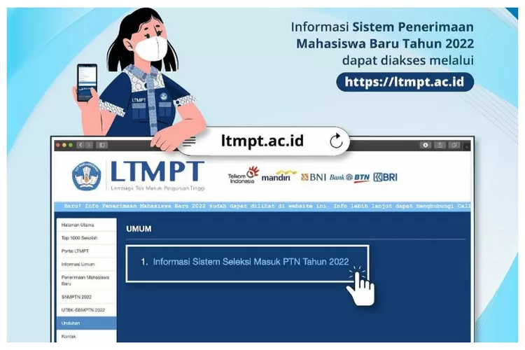 Persyaratan Masuk PTN Lewat Jalur SBMPTN 2022 Yang Ditetapkan LTMPT ...