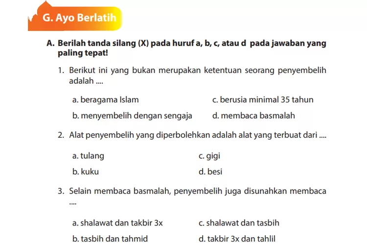 Kunci Jawaban PAI Kelas 9 SMP MTs Halaman 212 213 214 Ayo Berlatih Bab ...