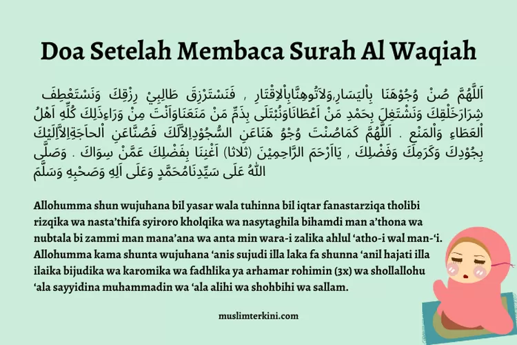 Doa Setelah Membaca Surah Al Waqiah Amalkan Secara Rutin Dan Rasakan