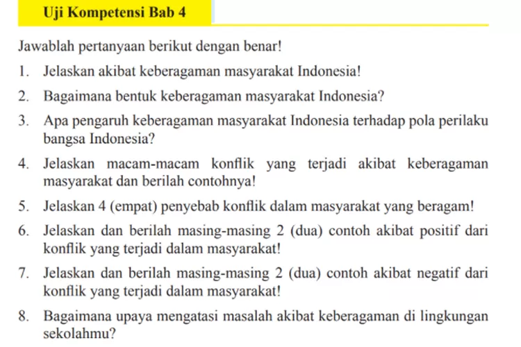 Terbaru! Kunci Jawaban PKN Kelas 9 Halaman 120 Uji Kompetensi Bab 4 ...