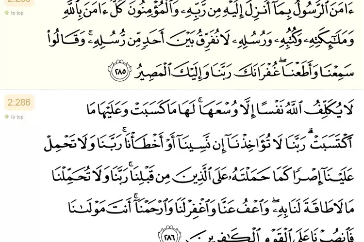 Amalkan 2 Ayat Terakhir Surat Al Baqarah Keutamaannya Luar Biasa Haluan Kepri