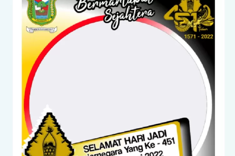 Kumpulan Link Twibbon Hut Kabupaten Banjarnegara Yang Ke Februari Desain Ada Logo