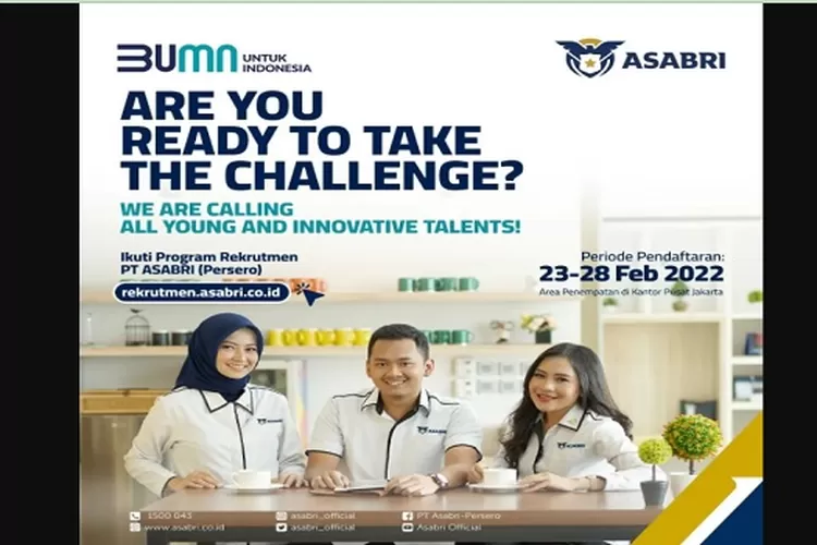 Loker BUMN Terbaru: PT ASABRI Buka Lowongan Kerja, Cek Syarat Dan ...