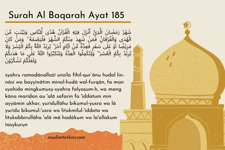 Ramadhan 2022: Surah Al Baqarah Ayat 185 Dalil Wajib Mengganti Puasa ...