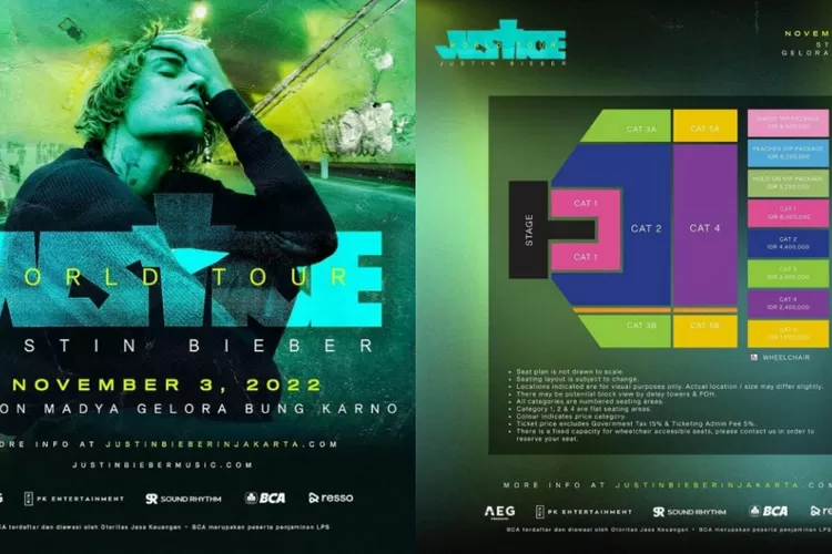 Justin Bieber Dipastikan Gelar Konser Di Indonesia, Ini Harga Tiketnya ...